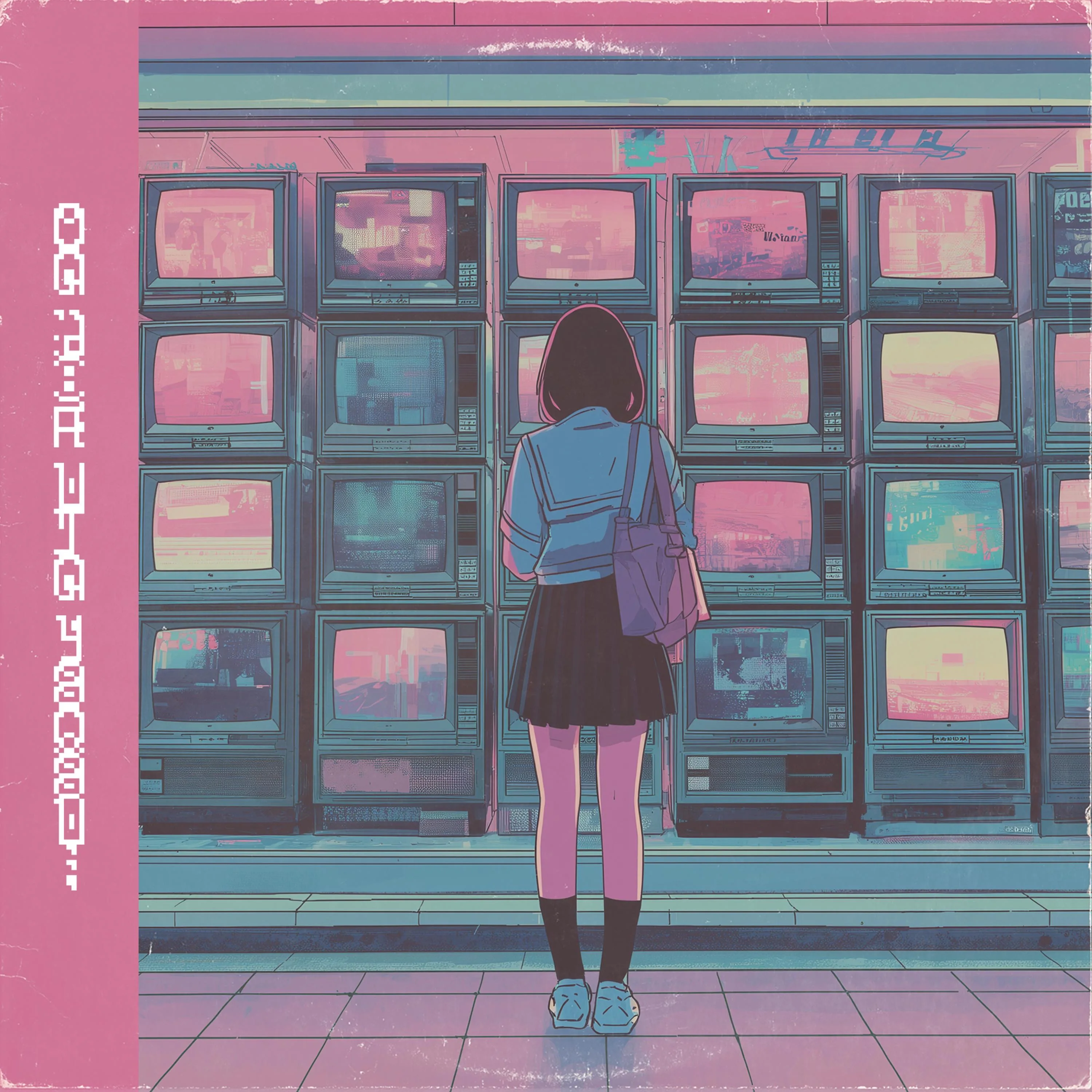 VHS Collection (Rewind Version) single cover artwork by ME & The Robots